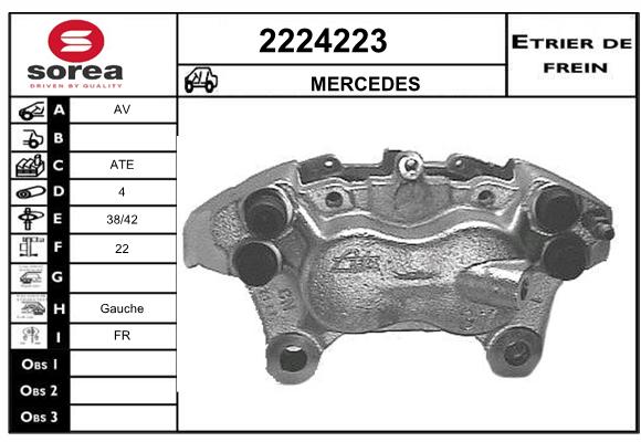 Estribo de freno SEEAC 4224223