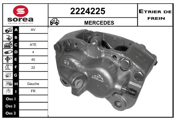 Estribo de freno SEEAC 4224225