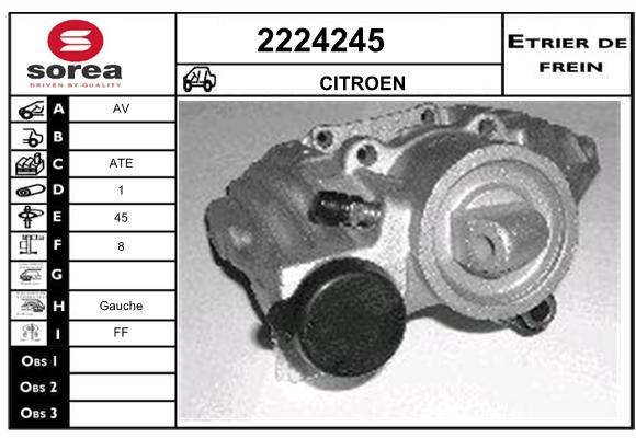 Estribo de freno SEEAC 4224245