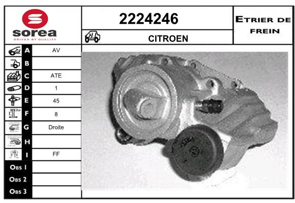 Estribo de freno SEEAC 4224246