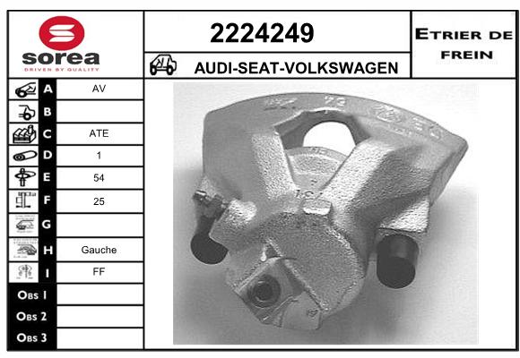 Estribo de freno SEEAC 4224249