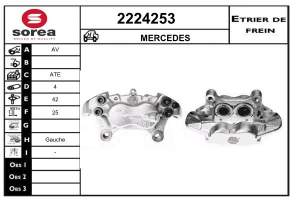 Estribo de freno SEEAC 4224253