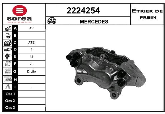 Estribo de freno SEEAC 4224254