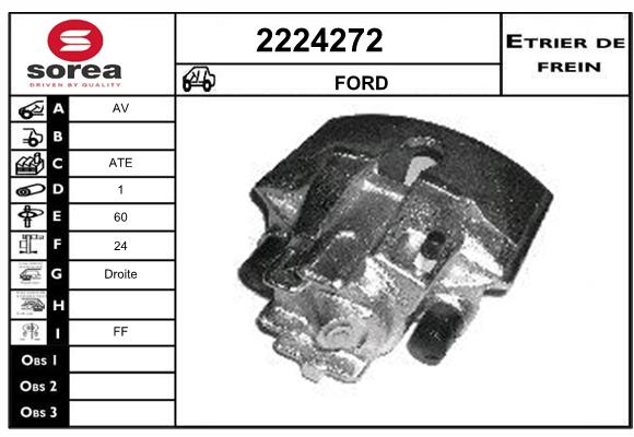 Estribo de freno SEEAC 4224272