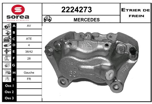 Estribo de freno SEEAC 4224273