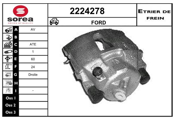 Estribo de freno SEEAC 4224278