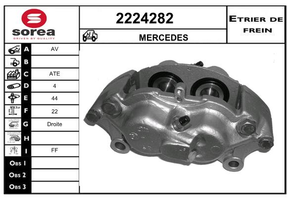 Estribo de freno SEEAC 4224282