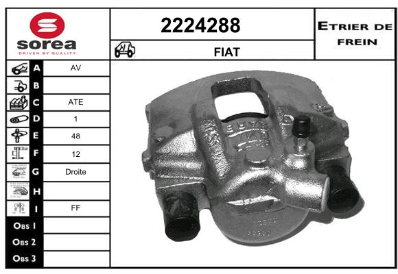 Estribo de freno SEEAC 4224288