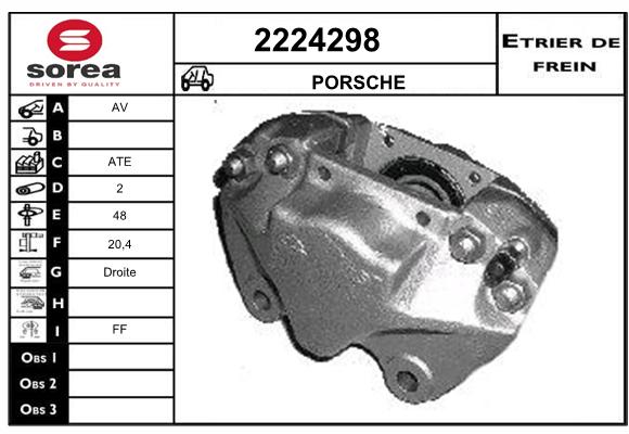 Estribo de freno SEEAC 4224298