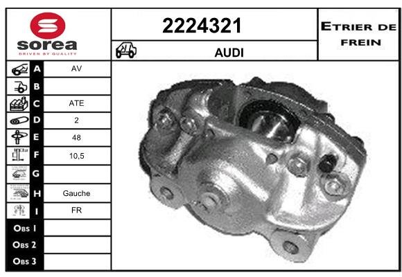 Estribo de freno SEEAC 4224321