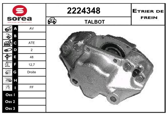 Estribo de freno SEEAC 4224348