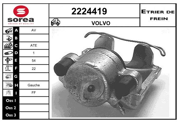 Estribo de freno SEEAC 4224419