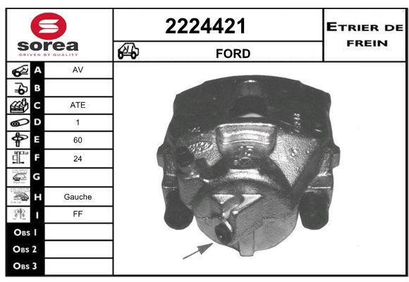 Estribo de freno SEEAC 4224421