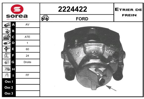 Estribo de freno SEEAC 4224422