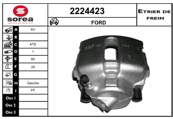 Estribo de freno SEEAC 4224423