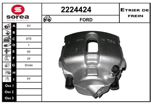 Estribo de freno SEEAC 4224424