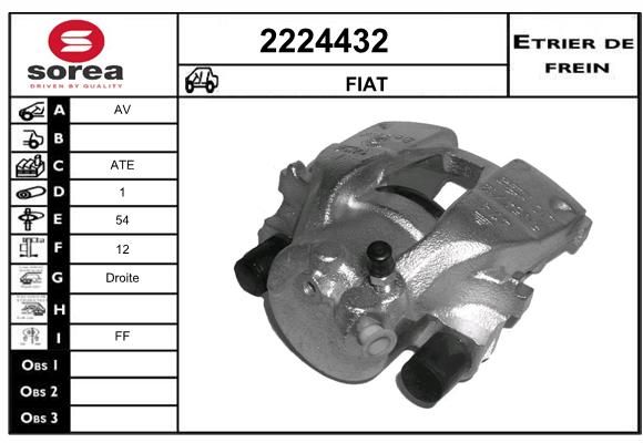 Estribo de freno SEEAC 4224432