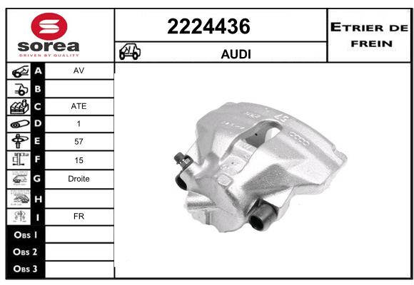 Estribo de freno SEEAC 4224436