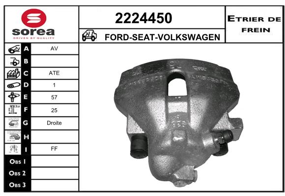 Estribo de freno SEEAC 4224450