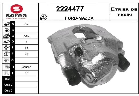 Estribo de freno SEEAC 4224477