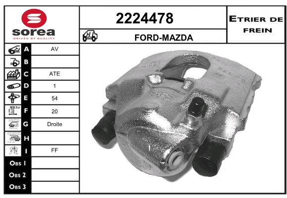 Estribo de freno SEEAC 4224478