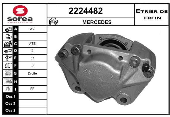 Estribo de freno SEEAC 4224482