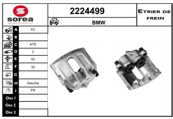 Estribo de freno SEEAC 4224499