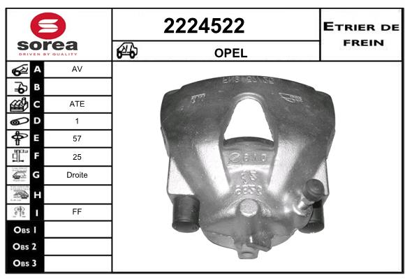 Estribo de freno SEEAC 4224522