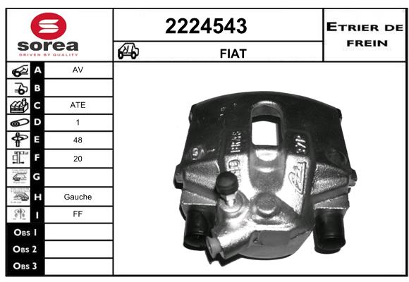 Estribo de freno SEEAC 4224543