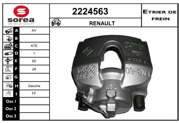 Estribo de freno SEEAC 4224563