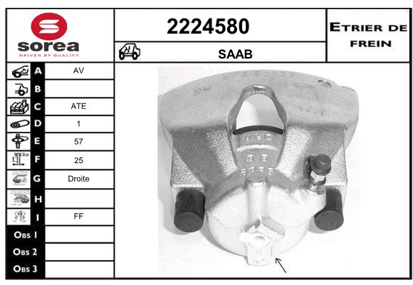 Estribo de freno SEEAC 4224580