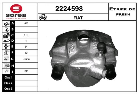 Estribo de freno SEEAC 4224598