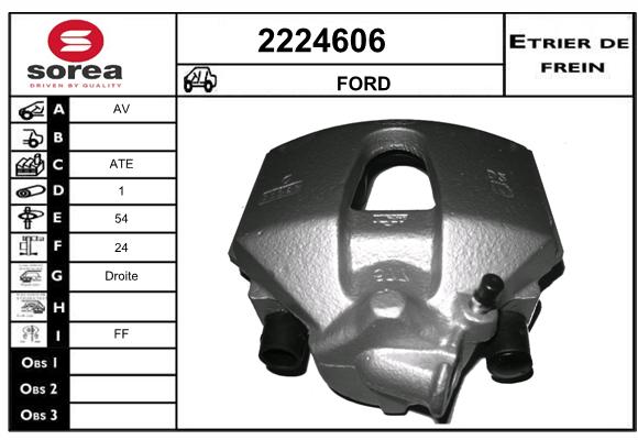 Estribo de freno SEEAC 4224606