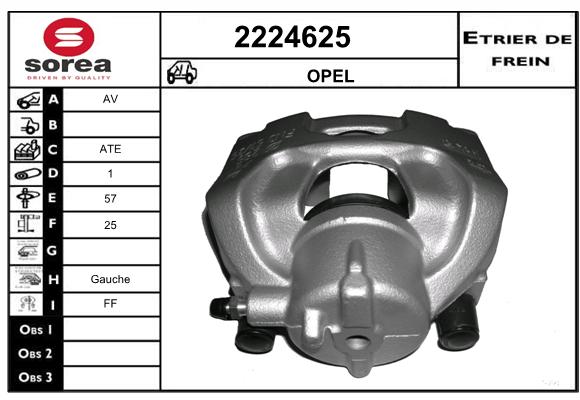 Estribo de freno SEEAC 4224625