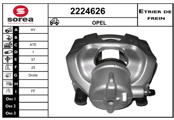 Estribo de freno SEEAC 4224626