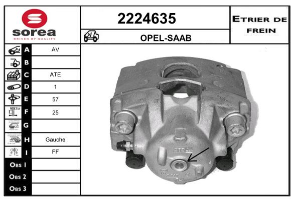 Estribo de freno SEEAC 4224635