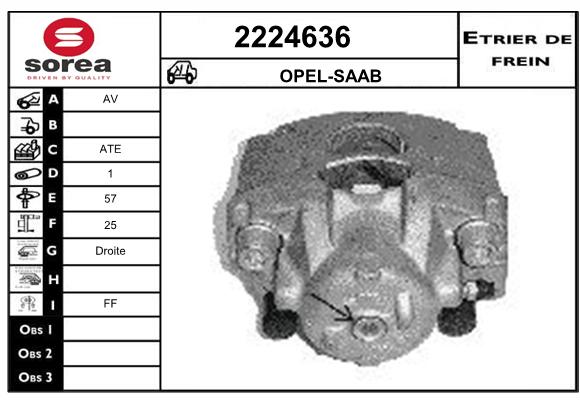 Estribo de freno SEEAC 4224636