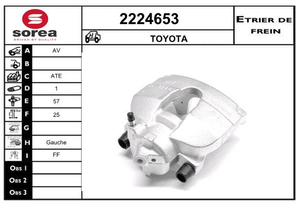 Estribo de freno SEEAC 4224653