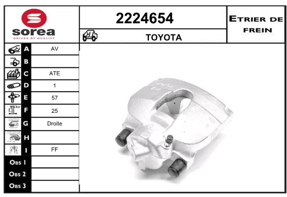 Estribo de freno SEEAC 4224654