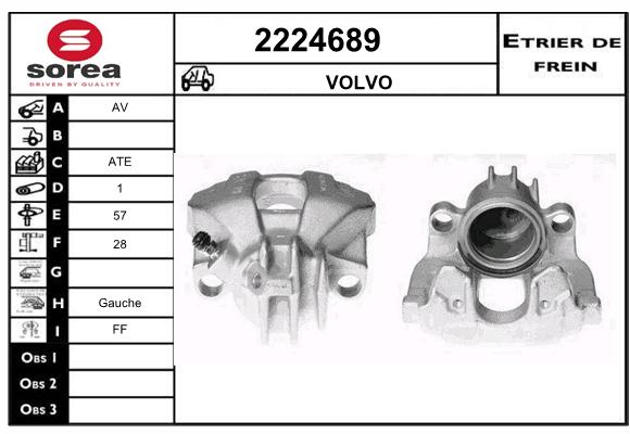 Estribo de freno SEEAC 4224689