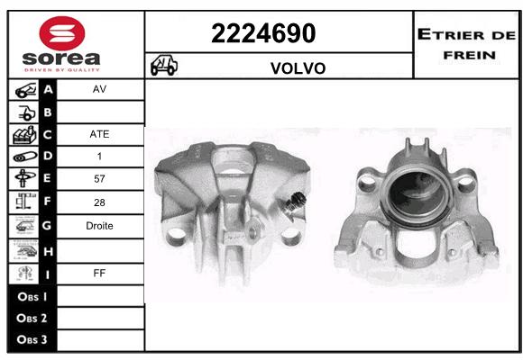 Estribo de freno SEEAC 4224690