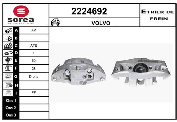 Estribo de freno SEEAC 4224692