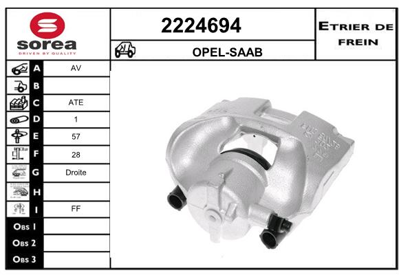 Estribo de freno SEEAC 4224694