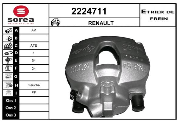 Estribo de freno SEEAC 4224711