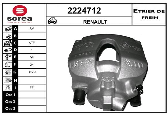 Estribo de freno SEEAC 4224712