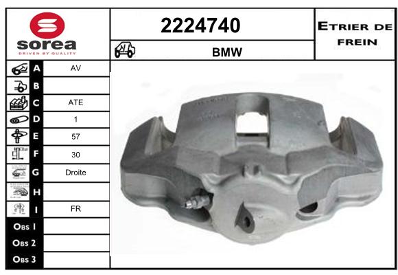 Estribo de freno SEEAC 4224740