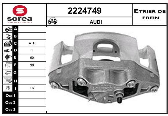 Estribo de freno SEEAC 4224749