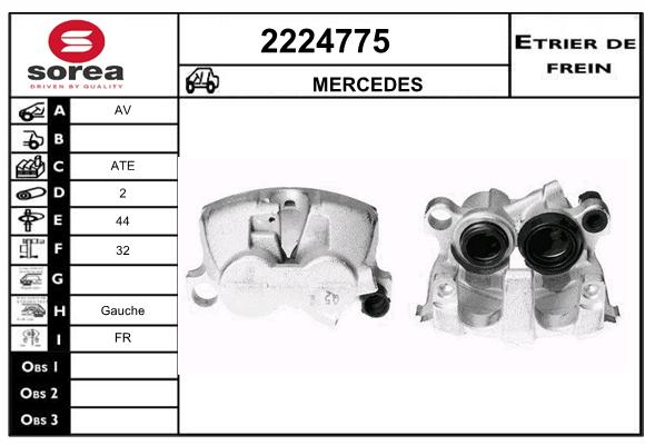 Estribo de freno SEEAC 4224775