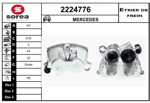 Estribo de freno SEEAC 4224776