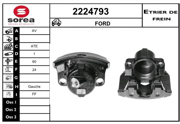 Estribo de freno SEEAC 4224793